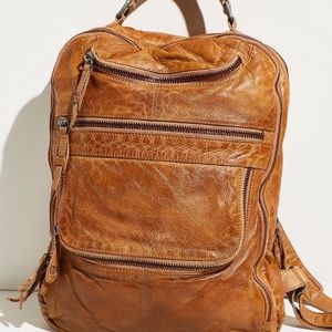poshmark leather backpack